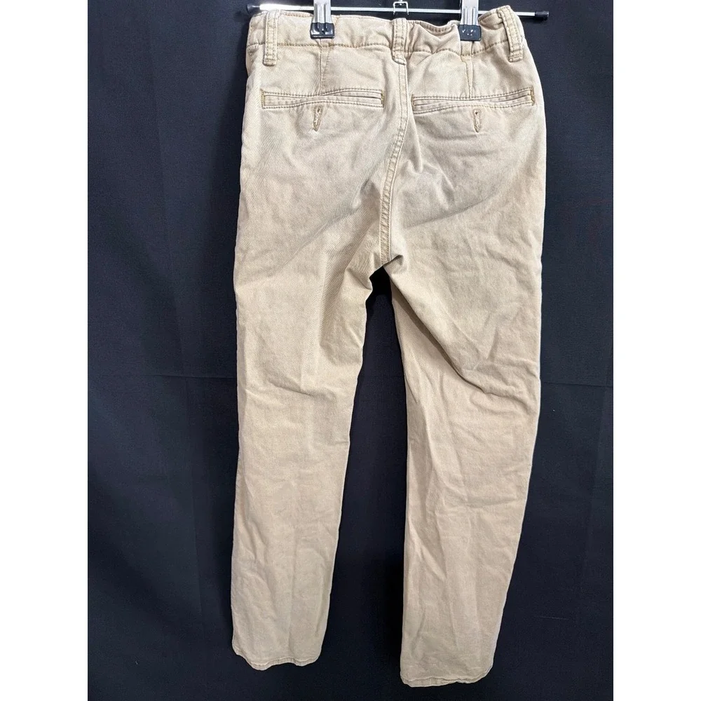 GAP Kids Slim Khaki Pants Size 8 Beige Preppy School Uniform Chino Trousers